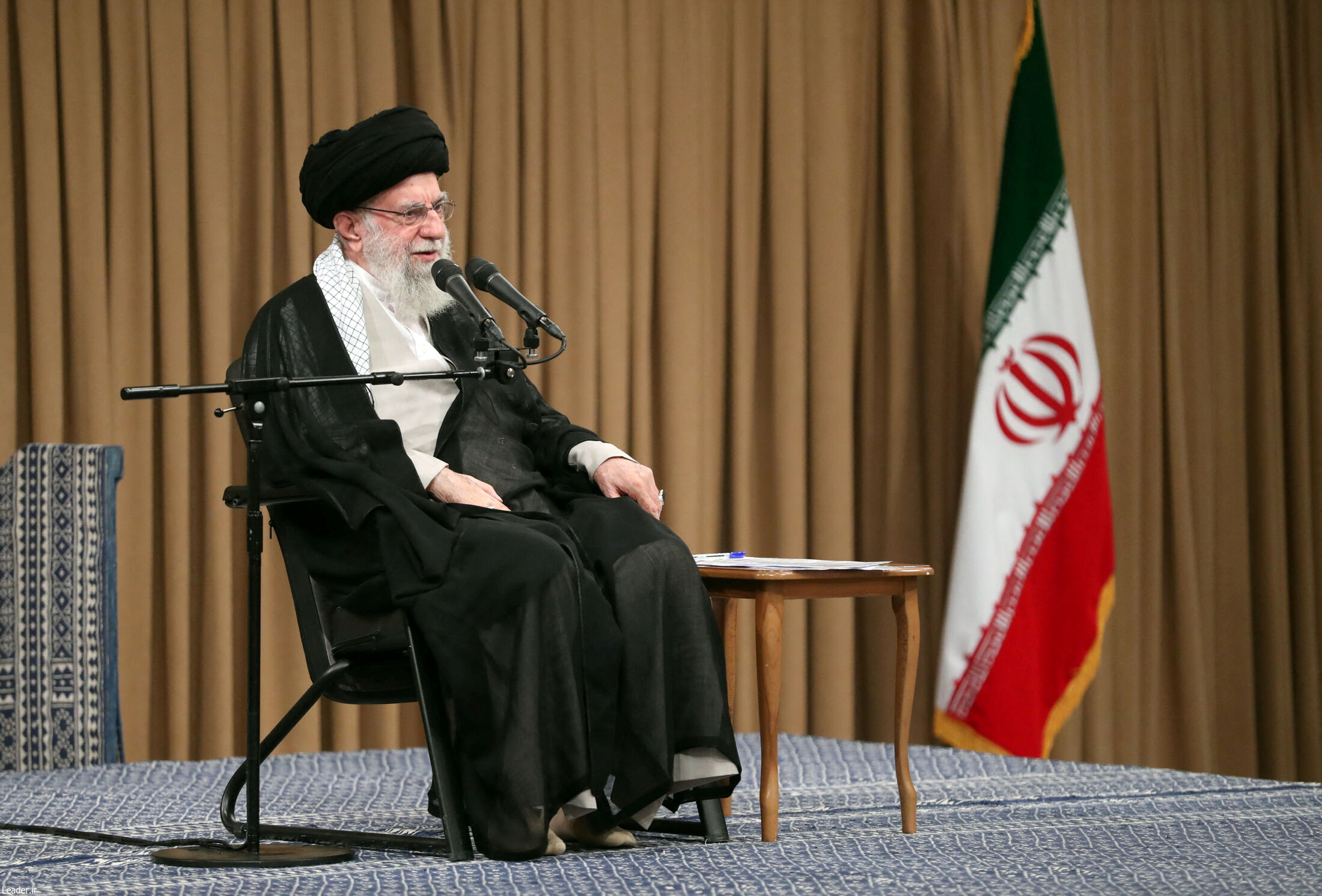 Iran's Supreme Leader Ayatollah Ali Khamenei speaks during a meeting in Tehran, Iran, September 25, 2024. Office of the Iranian Supreme Leader/WANA (West Asia News Agency)/Handout via REUTERS/File Photo